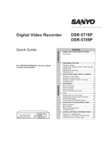 Sanyo DSR-5716P Quick Manual