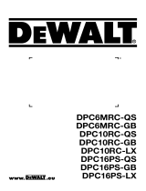 DeWalt DPC16PS User manual