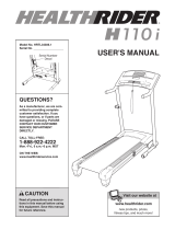 HealthRider H 110i Treadmill User manual