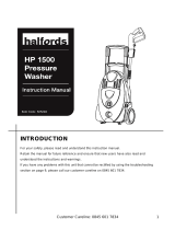 Halfords HP 1400 User manual