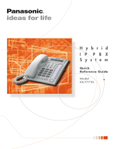 Panasonic KX-T7730 Quick Reference Manual