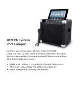 iON PA System Port Campus Quick start guide