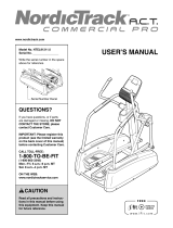 NordicTrack A.C.T. Commercial Pro User manual