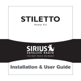 Sirius Satellite Radio SLH1, Stiletto Home Kit User manual