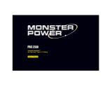 Monster Professional PowerCenter PRO 2500 Owner's manual