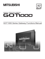 Mitsubishi Electric GOT1000 Series Gateway Functions Owner's manual