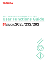 Toshiba E studio 232/282/202l User Functions Manual