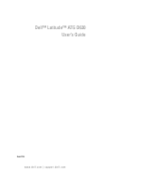 Dell D630-2X33GF1 User manual