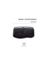 Gyration Full-Size Keyboard User manual