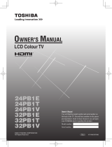 Toshiba 32PB1T Owner's manual