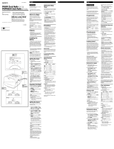 Sony ICF-C111 Owner's manual