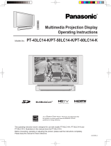 Panasonic PT50LC14K Operating instructions