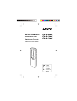 Sanyo ICR-B175NX User manual