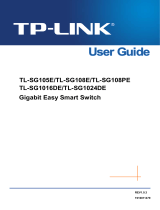 TP-LINK TL-SG108PE User manual