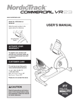 NordicTrack COMMERCIAL VR23 User manual