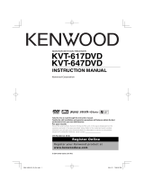 Kenwood KVT-647DVD User manual