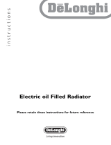 DeLonghi Electric oil filled radiator Instructions Manual