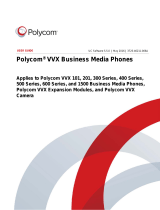 Polycom VVX 300 SERIES User manual