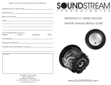Soundstream Technologies woofer User manual