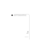 Motorola SLVR L6i User manual
