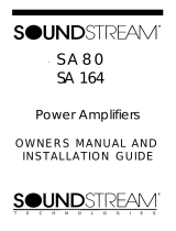 Soundstream SA 164 User manual