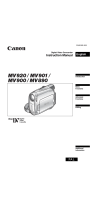 Canon MV900 User manual