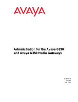 Avaya Media Gateway G250 Administration Manual