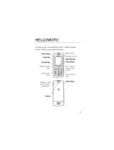 Motorola HELLOMOTO SLVR L7 User manual