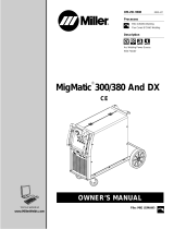 Miller MIGMATIC 300 BASE/DX Owner's manual