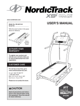 NordicTrack Incline Trainer X9i Treadmill User manual