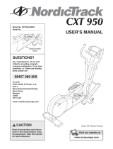 NordicTrack CXT 910 User manual