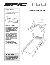 Epic Treadmill ECTL81804.2 User manual