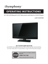 iSymphony LED19iH55D Operating Instructions Manual
