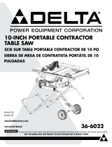 Delta 36-6022 User manual