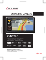 Eclipse - Fujitsu Ten AVN726E User manual