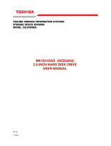 Toshiba MK1031GAS User manual