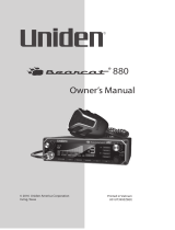 Uniden BEARCAT880 Owner's manual