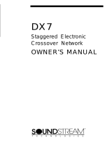 Soundstream DX-7 Owner's manual