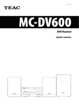 TEAC MC-DV600 User manual