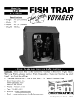 Clam Corp Fish Trap Voyager 8245 User manual