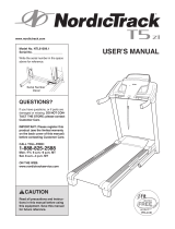 NordicTrack 8.5 Personal Fit-trainer Treadmill User manual