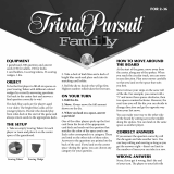 Hasbro Trivial Pursuit Family Game Operating instructions
