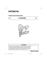 Hitachi N 3804AB3 Instruction And Safety Manual