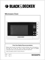 Black & Decker MZ3600PG User manual