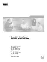 Cisco 3660 Series User manual