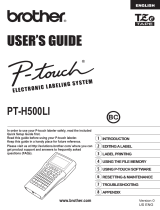 Brother PT-H500 User manual