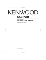 Kenwood KAC-7201 User manual