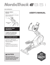 NordicTrack E9.5i User manual