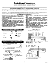 ReadyRemote 26326 Owner's manual