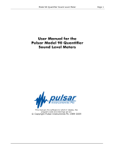 Pulsar 90 Quantifier User manual